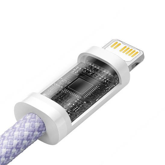 Baseus Cable TYPE-C to IP 20W/1M Purple (CALD040205) - Gtel baseus cable type c to ip 20w 1m purple cald040205 3