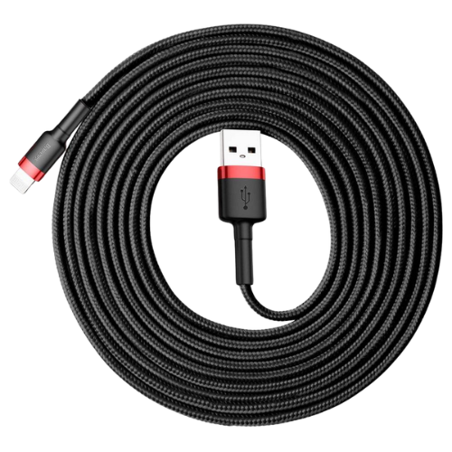 baseus cable usb for ip 2a 3m red black calklf r91 1