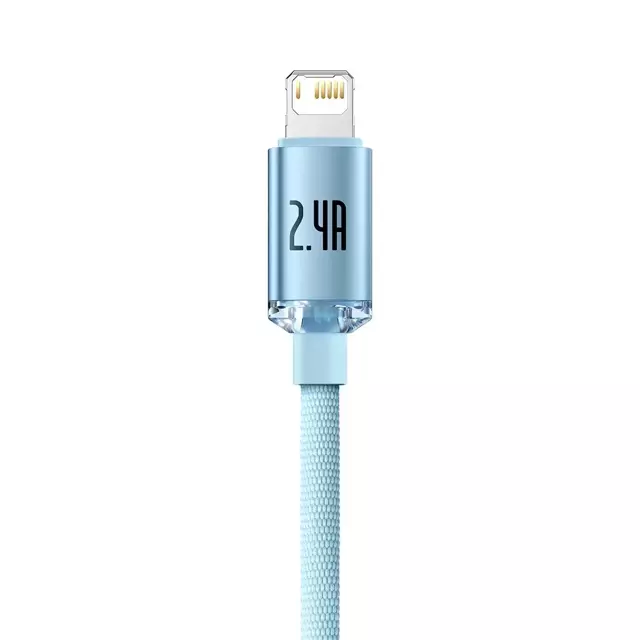 Baseus Cable USB – Lightning 2,4A /1,2m blue (CAJY001103) - Gtel baseus cable usb lightning 24a 12m blue cajy001103 3