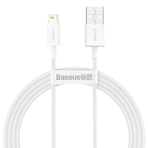 baseus cable usb lightning 24a 15 m blanc calys b02 1