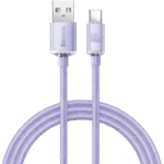 baseus cable usb to type c 100w 1 2m purple cajy000405 8