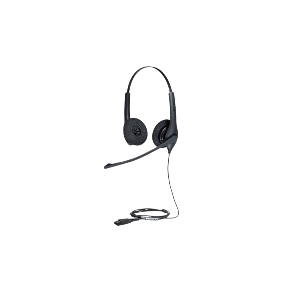 Micro-casque Jabra Biz 1500 Duo - Antibruit (Connexion QD et non pas USB) (1519-0154) - Gtel micro casque jabra biz 1500 duo antibruit connexion qd et non pas usb 1519 0154 1