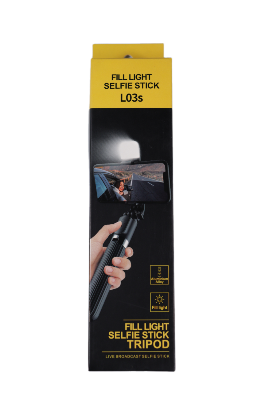 perche selfie avec eclairage integre l03s