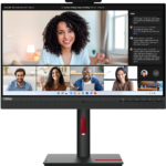 ecran 23 8 full hd lenovo thinkvision t24mv 30 avec webcam 63d7uat3eu