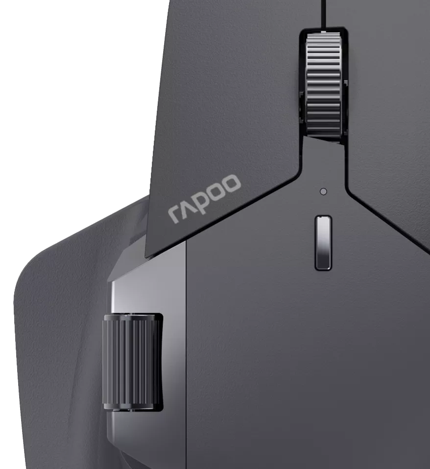 multi mode wireless mouse light black rapoo mt760l (4)