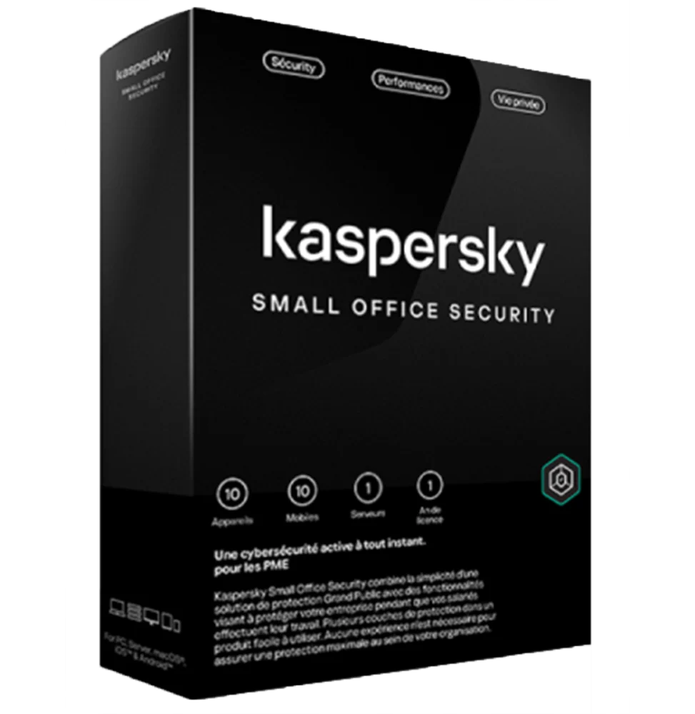 kaspersky small office security 10 postes 1 serveur kl45418bkfs 23mag