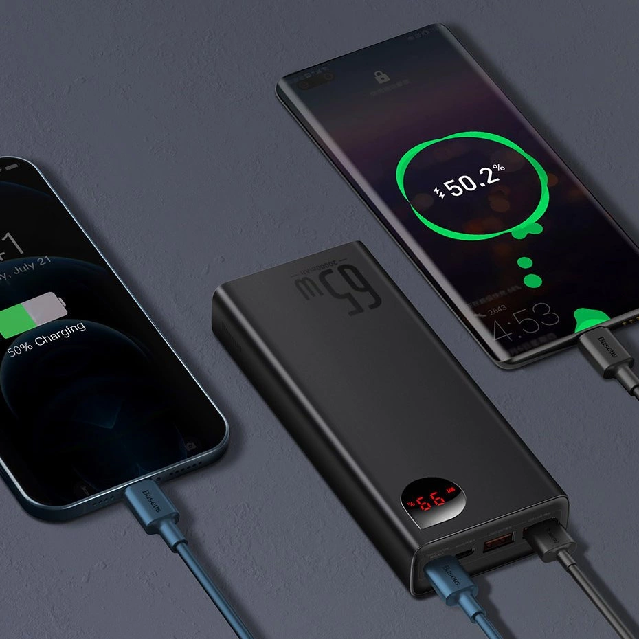 BASEUS Power Bank Digital Display 20000MAH 65W Quick Charge (PPIMDA-D01) - Gtel baseus power bank digital display 20000mah 65w quick charge ppimda d01 4.webp