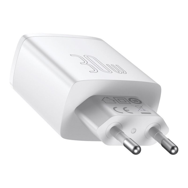 Chargeur rapide compact Baseus 2U+C 30W EU Blanc (CCXJ-E02) - Gtel chargeur rapide compact baseus 2uc 30w eu blanc ccxj e02 6.jpg