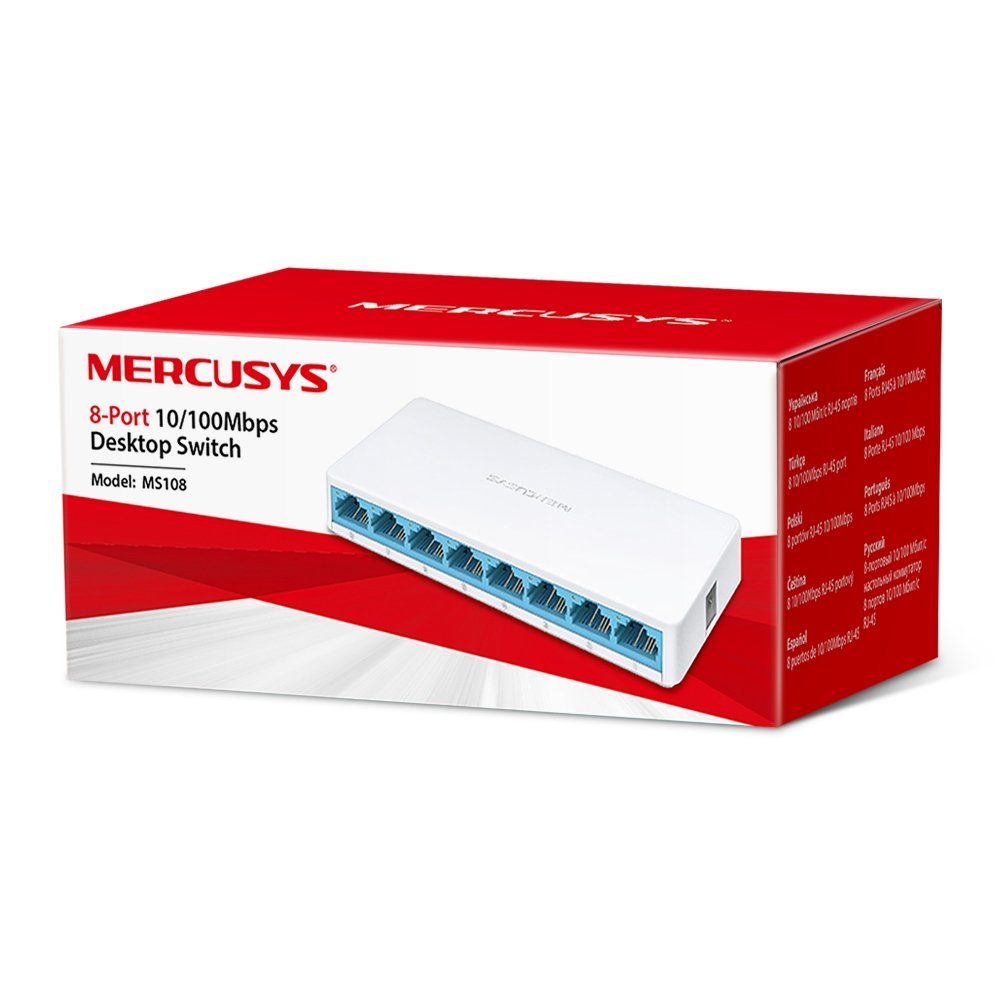 Tp-link Commutateur de bureau 8 ports 10 / 100Mbps (MS108) - Gtel tp link commutateur de bureau 8 ports 10 100mbps ms108 2.jpg